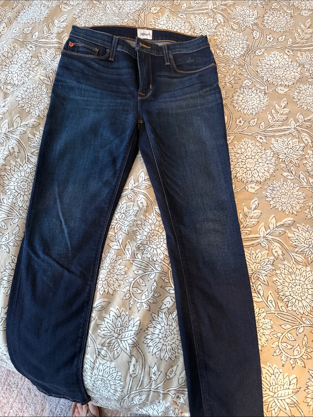 Hudson Jeans Dark Indigo Straight Leg Women's Jeans